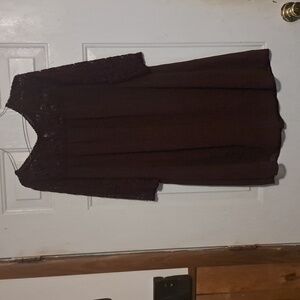 Burgundy Dress
